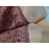 Ring Shawl, A Thin, Soft, And Light Shawl For All-weather Use, Two-ply Wool, With Jakarta Pattern