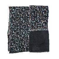 Ring Shawl, A Thin, Soft, And Light Shawl For All-weather Use, Two-ply Wool, With Detailed Embroidery
