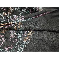 Ring Shawl, A Thin, Soft, And Light Shawl For All-weather Use, Two-ply Wool, With Detailed Embroidery
