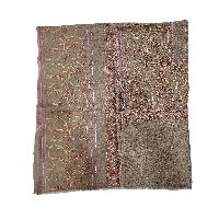 Ring Shawl, A Thin, Soft, And Light Shawl For All-weather Use, Two-ply Wool, With Detailed Embroidery