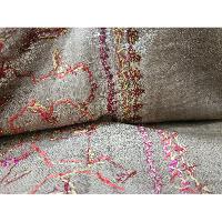 Ring Shawl, A Thin, Soft, And Light Shawl For All-weather Use, Two-ply Wool, With Detailed Embroidery