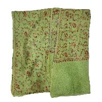 Ring Shawl, A Thin, Soft, And Light Shawl For All-weather Use, Two-ply Wool, With Detailed Embroidery