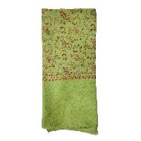 Ring Shawl, A Thin, Soft, And Light Shawl For All-weather Use, Two-ply Wool, With Detailed Embroidery