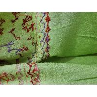 Ring Shawl, A Thin, Soft, And Light Shawl For All-weather Use, Two-ply Wool, With Detailed Embroidery