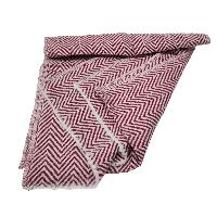 Pashmina Muffler, Thick Nepali Pashmina Shawl, Eight-ply Wool, Color [reddish-brown]