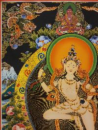 Machig Labdron Thangka, Buddhist Traditional Painting