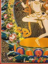 Machig Labdron Thangka, Buddhist Traditional Painting