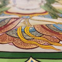 Bodhisattva Thangka, Buddhist Traditional Painting, [real Gold] Karma Gadri Art