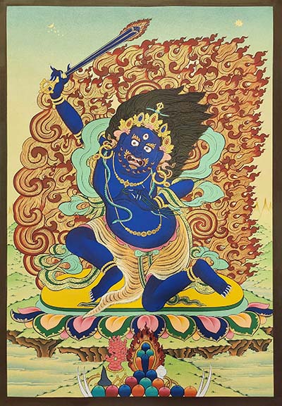 Chandamaharoshana Thangka, Buddhist Traditional Painting, Or Sankata