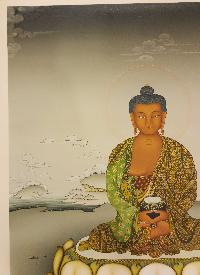 Amitabha Buddha Thangka, Buddhist Traditional Painting, Karma Gadri Art, [real Gold], [hand Painted]