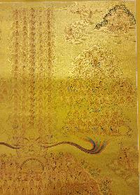 Tsongkhapa Refuge Tree Thangka, [master Quality], Buddhist Traditional Painting, Lhyape Style, [real Gold]