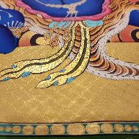 Vajrapani Thangka, [master Quality] Buddhist Traditional Painting, Tibetan Style, [real Gold], [hand Painted]