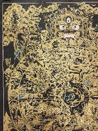 Wheel Of Life Thangka, [master Quality], Buddhist Traditional Painting, Tibetan Style, [real Gold]