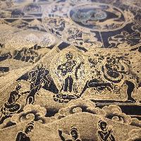 Wheel Of Life Thangka, [master Quality], Buddhist Traditional Painting, Tibetan Style, [real Gold]