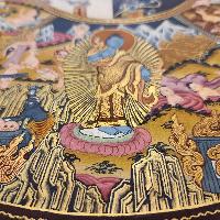 Wheel Of Life Thangka, [master Quality], Buddhist Traditional Painting, Tibetan Style, [real Gold]