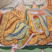Padmasambhava Thangka, [good Quality], Buddhist Traditional Painting, Tibetan Style