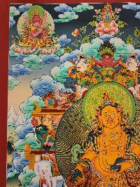 Five [pancha] Jambhala Thangka, [good Quality], Buddhist Traditional Painting, Tibetan Style