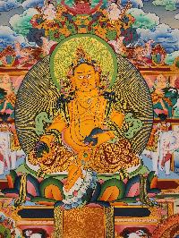 Five [pancha] Jambhala Thangka, [good Quality], Buddhist Traditional Painting, Tibetan Style