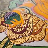 Five [pancha] Jambhala Thangka, [good Quality], Buddhist Traditional Painting, Tibetan Style