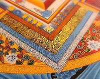 Kalachakra Mandala Thangka, [high Quality], Buddhist Traditional Painting, Tibetan Style, [real Gold]