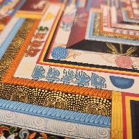 Kalachakra Mandala Thangka, [high Quality], Buddhist Traditional Painting, Tibetan Style, [real Gold]