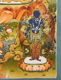 Amitabha Buddha Thangka, Buddhist Traditional Painting, Tibetan Style, [real Gold], [smoked Antique]