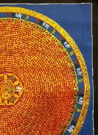 Mantra Mandala Thangka, [good Quality], Buddhist Traditional Painting, Tibetan Style