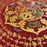 Mantra Mandala Thangka, [good Quality], Buddhist Traditional Painting, Tibetan Style