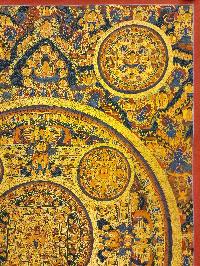 Ten Mandala Thangka, [good Quality], Buddhist Traditional Painting, Tibetan Style