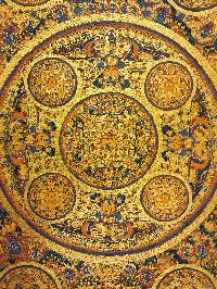Ten Mandala Thangka, [good Quality], Buddhist Traditional Painting, Tibetan Style