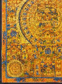 Mandala Thangka, [good Quality], Buddhist Traditional Painting, Tibetan Style