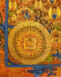Mandala Thangka, [good Quality], Buddhist Traditional Painting, Tibetan Style
