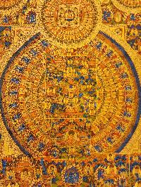 Mandala Thangka, [good Quality], Buddhist Traditional Painting, Tibetan Style