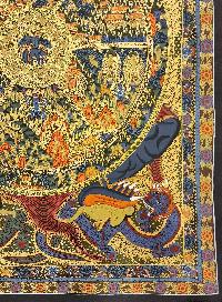 Wheel Of Life Thangka, [good Quality], Buddhist Traditional Painting, Tibetan Style