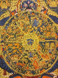 Wheel Of Life Thangka, [good Quality], Buddhist Traditional Painting, Tibetan Style