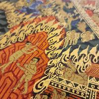Wheel Of Life Thangka, [good Quality], Buddhist Traditional Painting, Tibetan Style