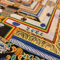 Kalachakra Mandala Thangka, [good Quality], Buddhist Traditional Painting, Tibetan Style