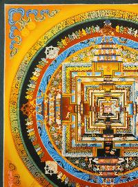 Kalachakra Mandala Thangka, [good Quality], Buddhist Traditional Painting, Tibetan Style