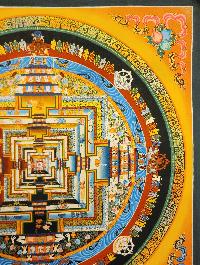 Kalachakra Mandala Thangka, [good Quality], Buddhist Traditional Painting, Tibetan Style