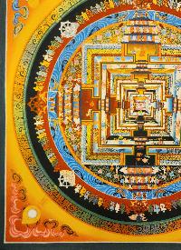 Kalachakra Mandala Thangka, [good Quality], Buddhist Traditional Painting, Tibetan Style