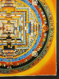 Kalachakra Mandala Thangka, [good Quality], Buddhist Traditional Painting, Tibetan Style