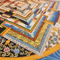 Kalachakra Mandala Thangka, [good Quality], Buddhist Traditional Painting, Tibetan Style