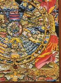 Wheel Of Life Thangka, [good Quality], Buddhist Traditional Painting, Tibetan Style
