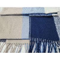 Checked Acrylic Shawl, Effortless Elegance In Dark And Bright Shades