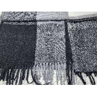 Checked Acrylic Shawl, Forever In Fashion In Dark And Bright Shades