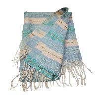 Stripe Acrylic Shawl, Classic Charm In Vibrant Color Stripes
