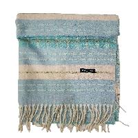 Stripe Acrylic Shawl, Classic Charm In Vibrant Color Stripes