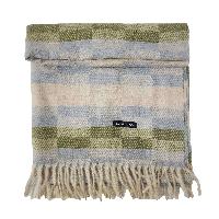 Stripe Acrylic Shawl, Fashionably Warm, In Earth Color Stripes