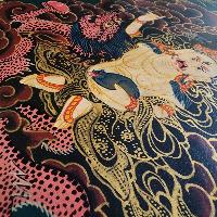 Five Jambhala Thangka, Buddhist Traditional Painting, Tibetan Style, [oiled Thangka]