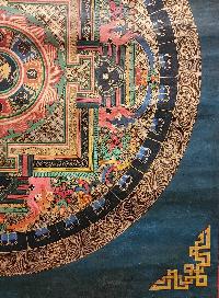 Mandala Thangka, [, Buddhist Traditional Painting, Tibetan Style, [oiled Thangka], [old Stock], [student Mandala]